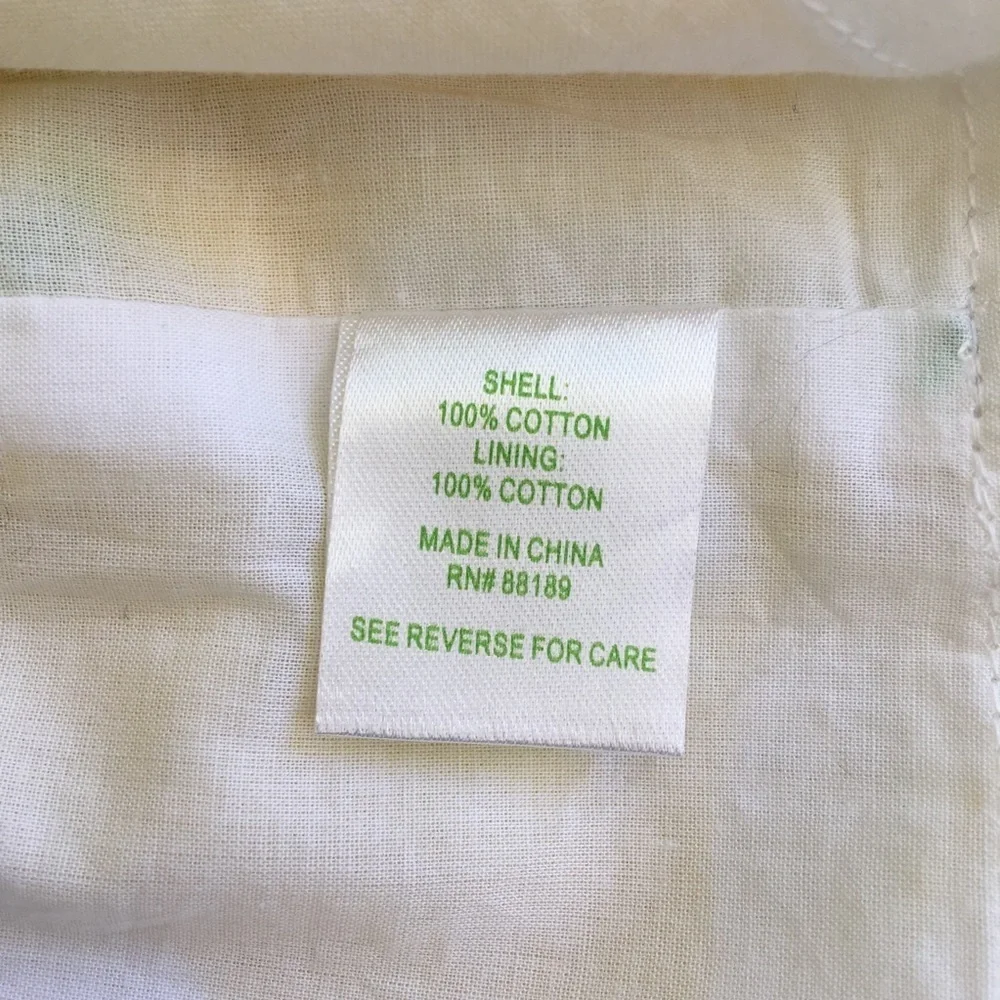 Lilly Pulitzer Yellow Strapless Floral Dress with Green and White Print - Picture 7 of 7